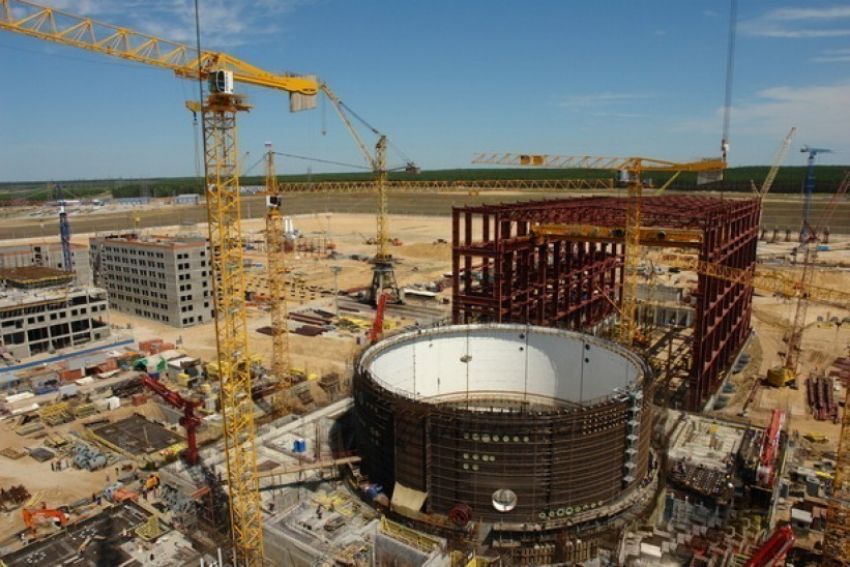 Строительство энергоблока Нововоронежской АЭС-2